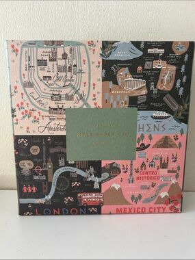 Rifle Paper Co. Illustrated World Cities Puzzle — 100 pieece